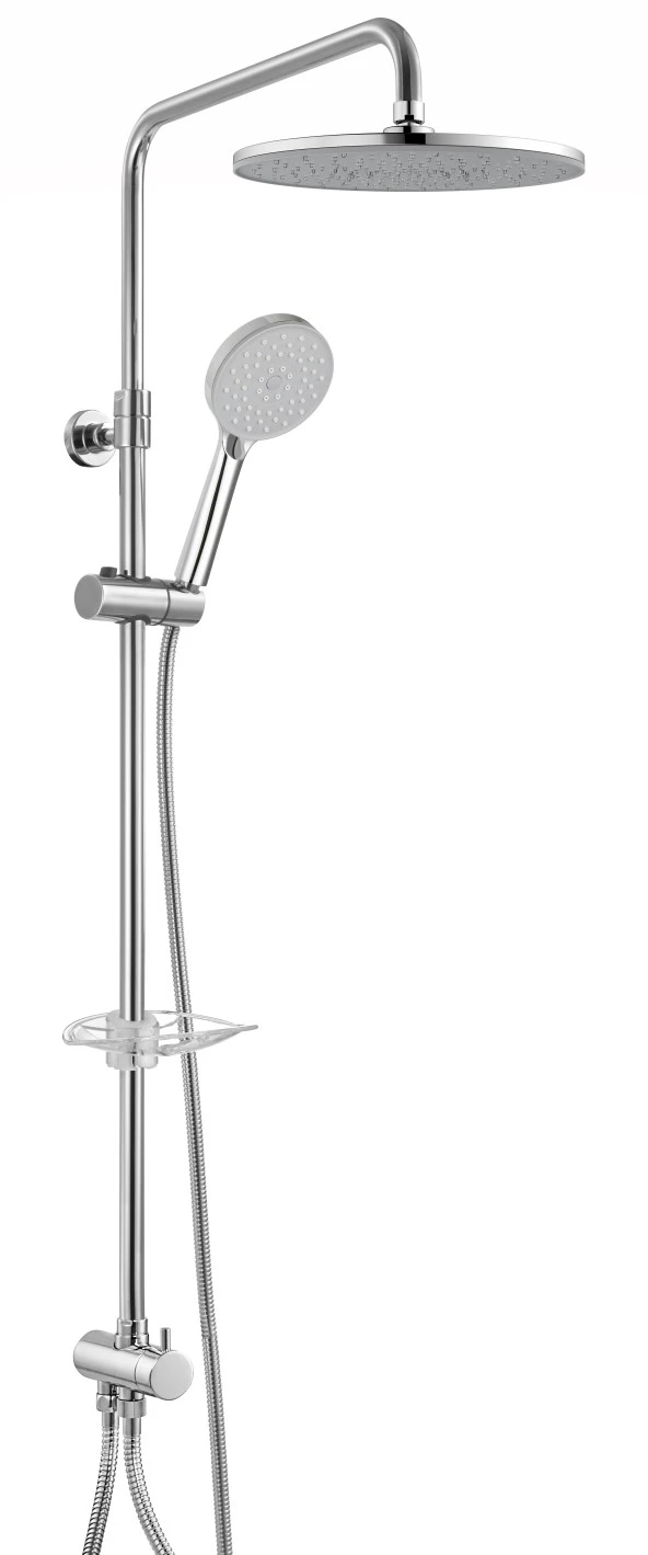 ECA Dalia Plus Teleskobik Kolonlu Banyo Tepe Duş Seti Yuvarlak Takım 102158040 ürün görseli 1