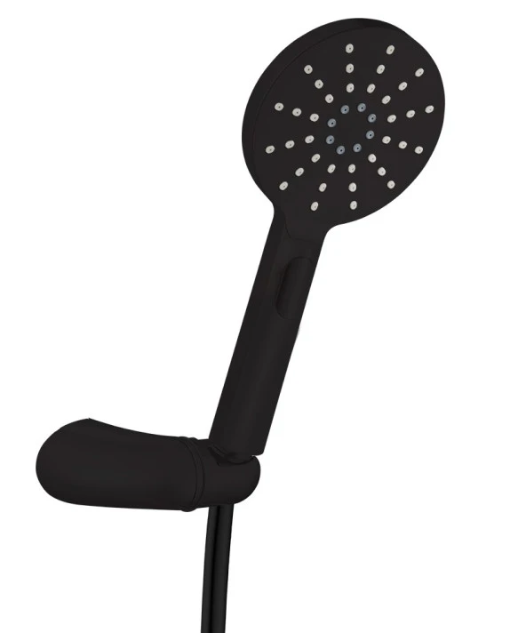 ECA Purity Plus Mafsallı Duş Seti Banyo Üst Takımı Mat Siyah 102117401C1 ürün görseli 1
