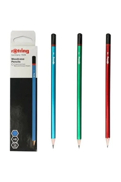 Rotring Mercanlı Kurşun Kalem 12'Li Paket ürün görseli 1