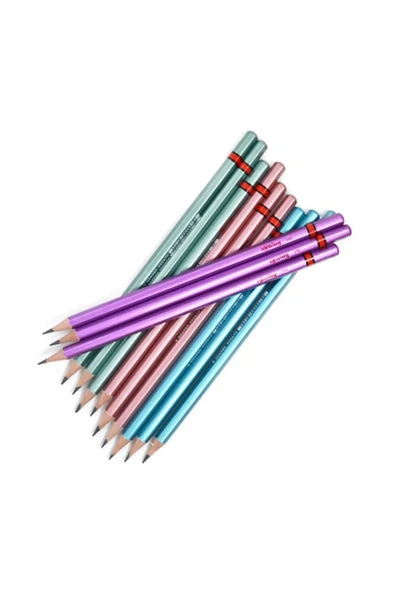 Rotring Metalik Renklerde Kurşun Kalem 12'Li Paket ürün görseli 1