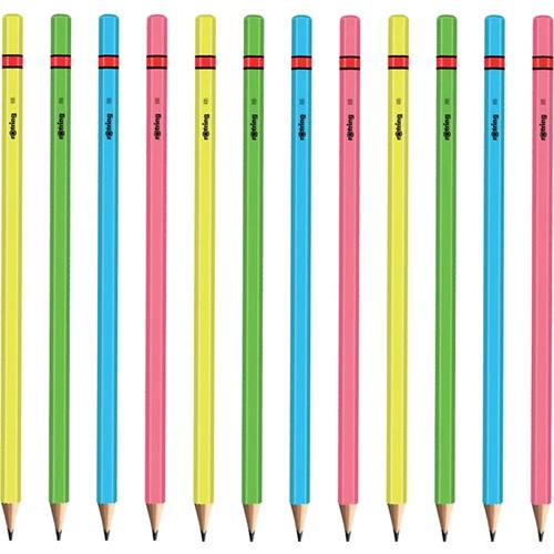 Rotring Neon Renklerde Kurşun Kalem 12'Li Paket ürün görseli 1