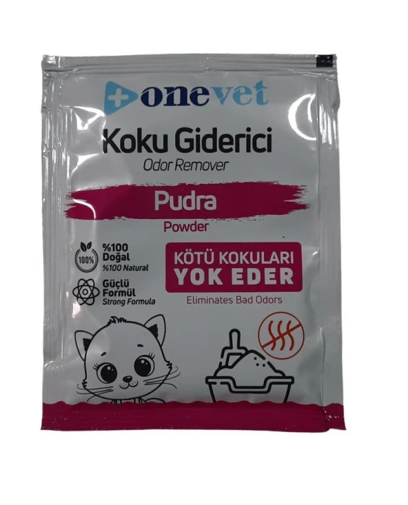 Onevet Kedi Kum Kokusu Giderici Pudra Kokulu 25 gr ürün görseli 1