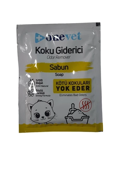 Onevet Kedi Kum Kokusu Giderici Sabun Kokulu 25 gr ürün görseli 1