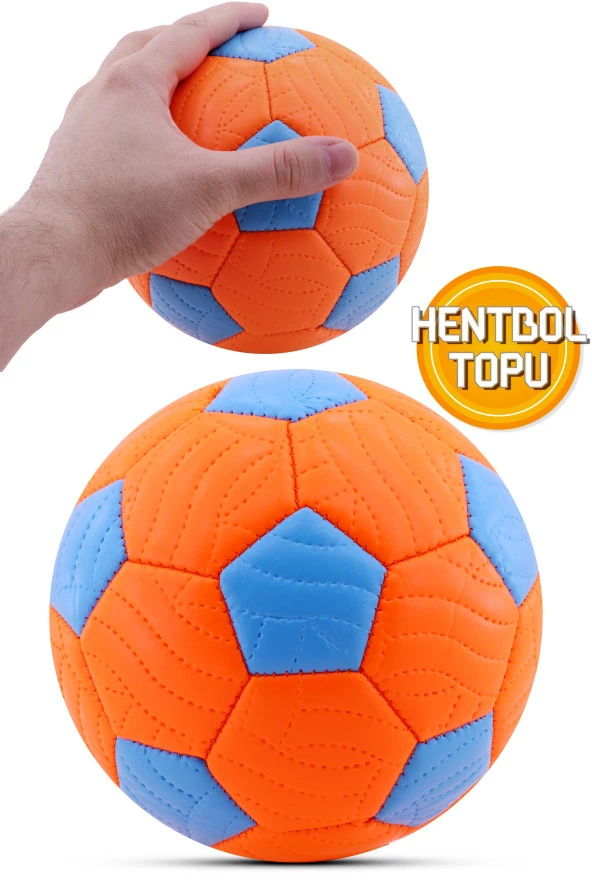 Hentbol Topu Renkli Soft Katman Çocuk Mini Futbol Topu No:1 İç Mekan Minik Top ürün görseli 1