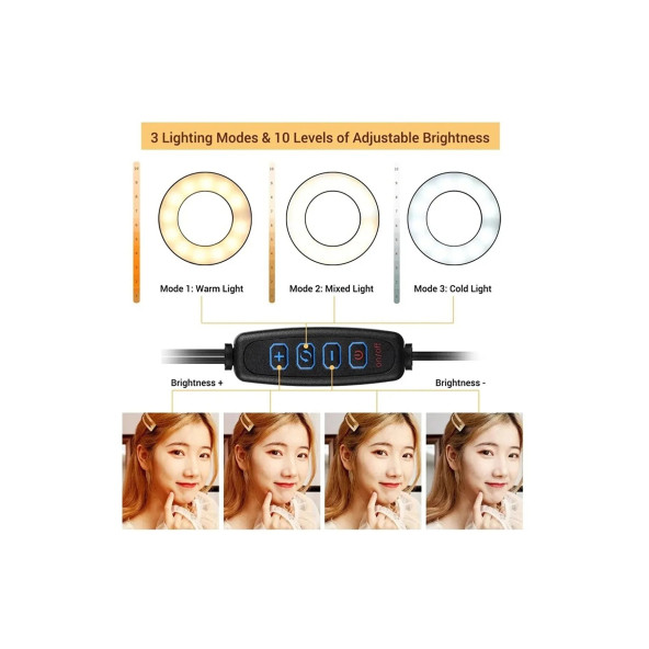 Çok Amaçlı Akrobatik Masa Lambası 3 Modlu (B55) - Resim 4