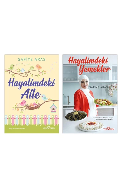 Hayalimdeki Yemekler-Hayalimdeki Aile-2 Kitap Set/Safiye Aras/Yediveren ürün görseli 1