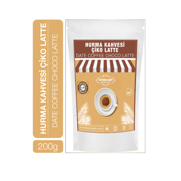 Hurma Aşkı Hurma Kahvesi Çiko Latte 200 Gr ürün görseli 1