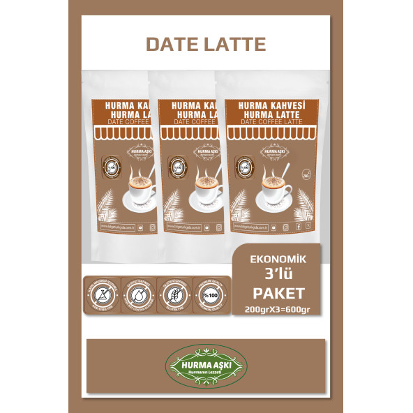 Hurma Aşkı Hurma Latte 3X200 Gr ürün görseli 1