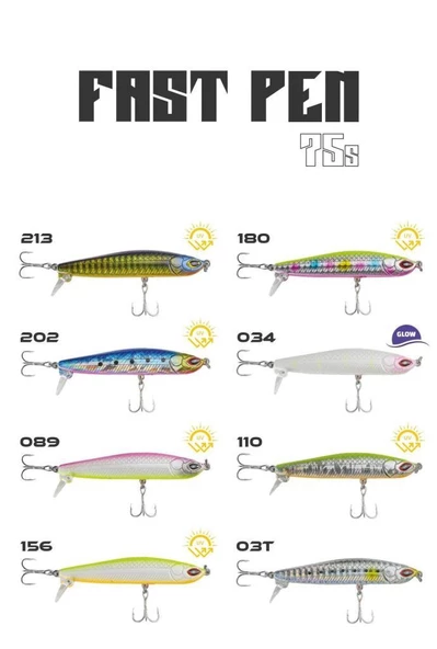 Fujin Fast Pen 75mm 14gr Sinking Suni Yem - Resim 2