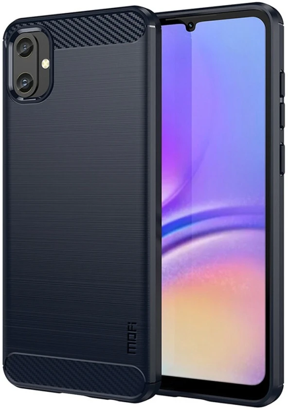 Samsung Galaxy A05 4g Tpu Kılıf Karbon Fiber Doku Telefon Kılıfı Mofı Jk Tpu Serisi-1 Mavi ürün görseli 1