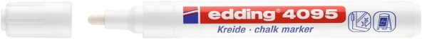 Edding 4095 Likit Tebeşir Kalemi Beyaz ürün görseli 1