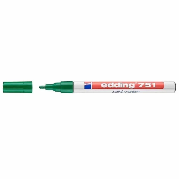 Edding 751 Tam Örtücü Boya Markörü Yeşil ürün görseli 1