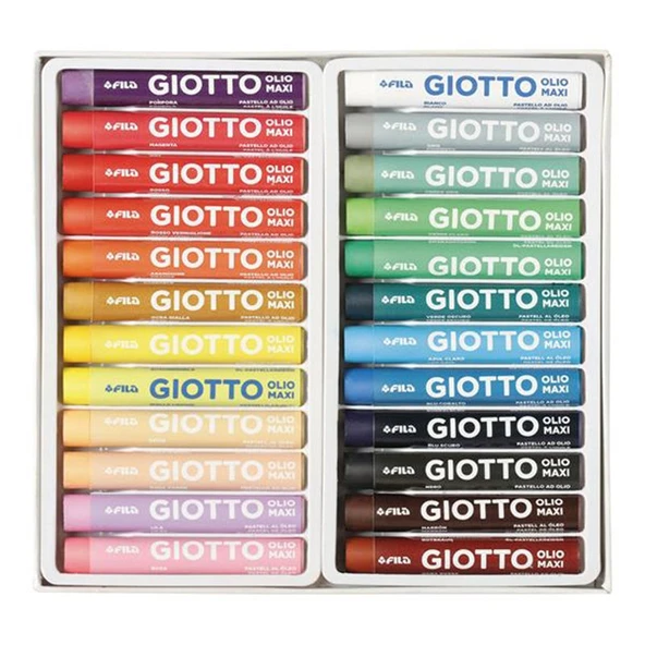 Giotto Olio Maxi Pastel Boya Seti 24lü - Resim 2