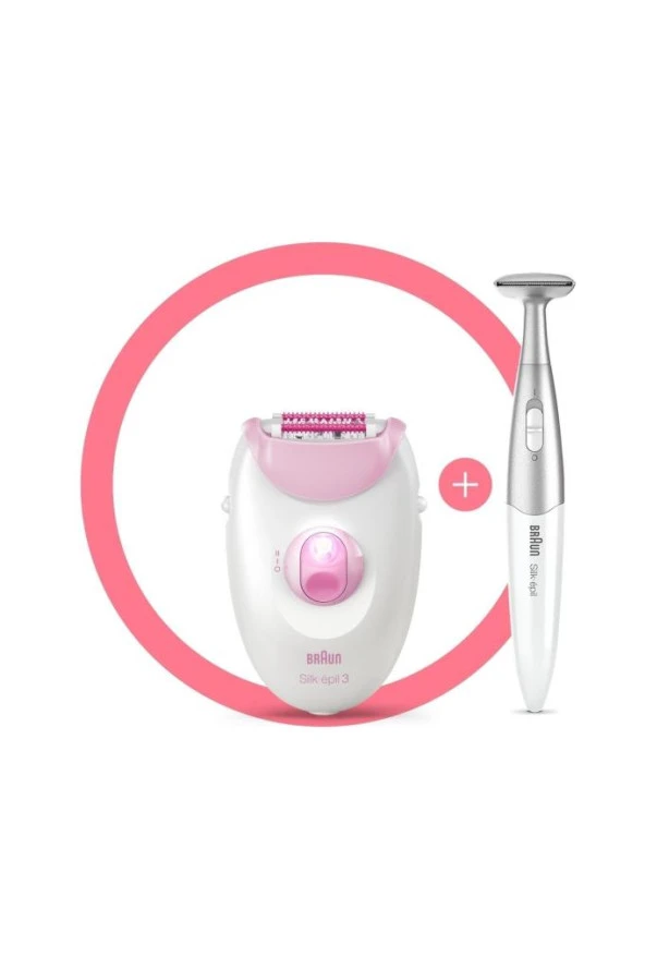 Braun Silk-Épil 3 3321 Epilatör / Epilasyon + Bikini Trimmer ürün görseli 1