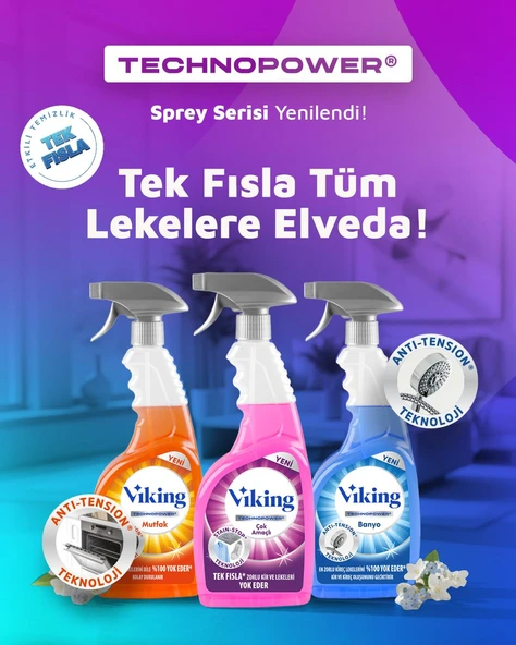 Viking TECHNOPOWER Banyo Sprey 750 ml 3