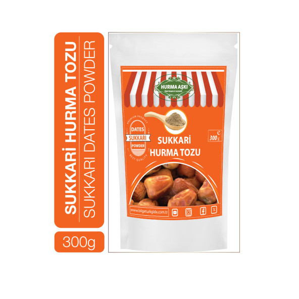 Hurma Aşkı Hurma Tozu Sukkari 300 Gr ürün görseli 1
