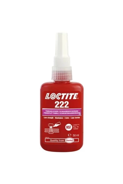 Loctite 222 Civata Sabitleyici Kolay Sökülebilir 50 ml ürün görseli 1