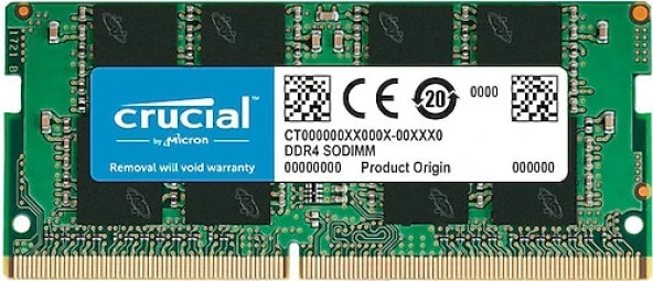 CRUCIAL 16GB 3200MHZ DDR4 CRUPC3200/16 PC RAM ürün görseli 1