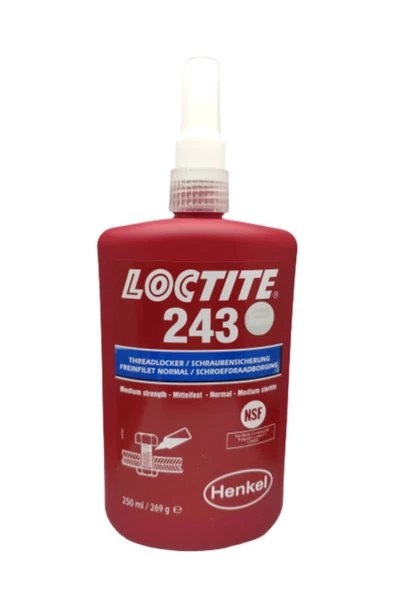 Loctite 243 - 250ml | Vida Gevşemezlik | Orta Mukavemet ürün görseli 1