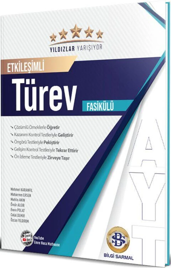 AYT Türev Yıldızlar Yarışıyor Etkileşimli Fasikülü Bilgi Sarmal ürün görseli 1
