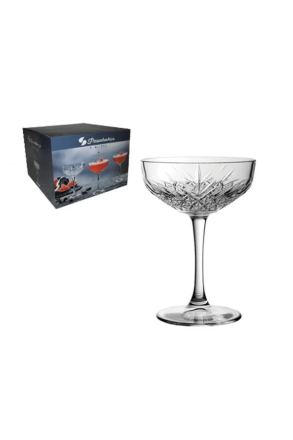 PaşabahçeTımeless Ayaklı Kadeh 255 cc 4 Lü - Resim 3