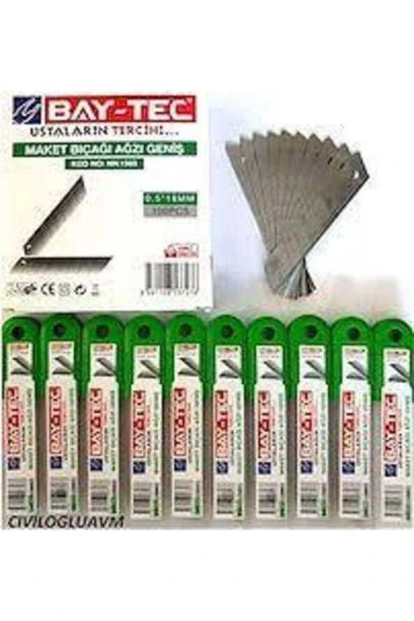 BaytecMaket Bıçağı Ağzı Geniş 0.5 Mm Mk1560 10 Adet ürün görseli 1