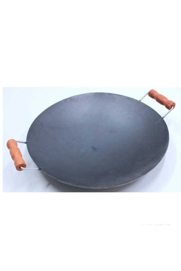 Kavurma Sac 35 Cm Çift Taraflı Saç Kavurma Gözleme Sacı Ahşap Kulp pmravm ürün görseli 1