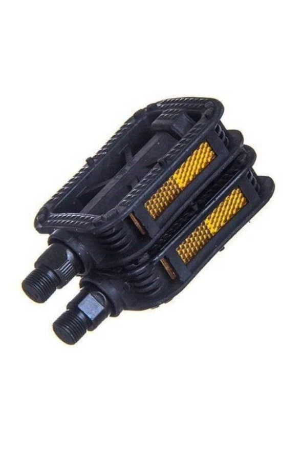Bisiklet Pedalı Sağlam Plastik Fosforlu Çift Pedal K-0865 ürün görseli 1