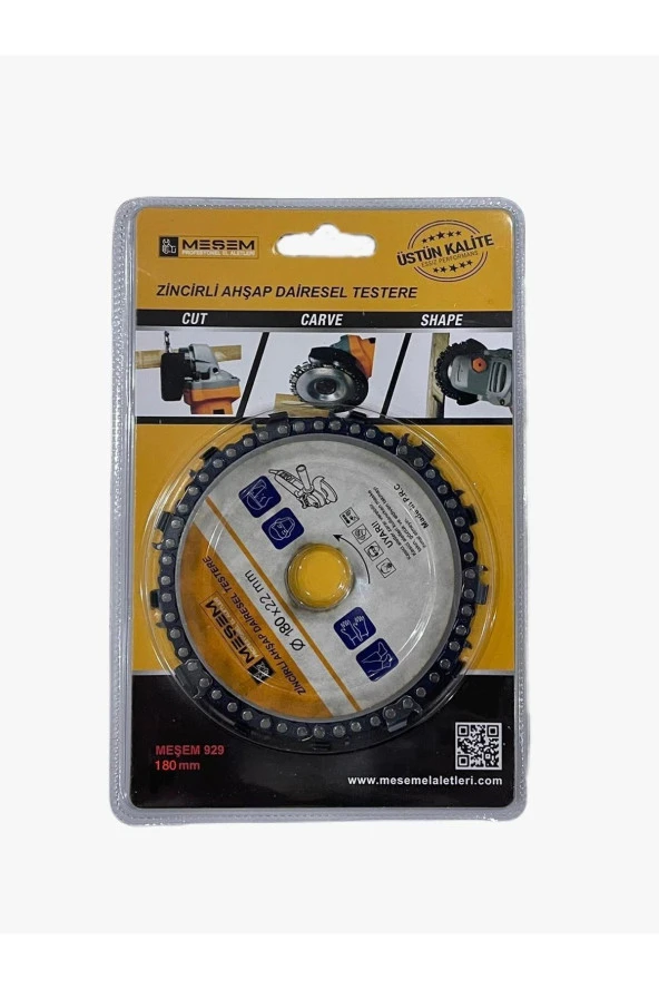 MeşemZincirli Ahşap Dairesel Testere 180x22mm ürün görseli 1