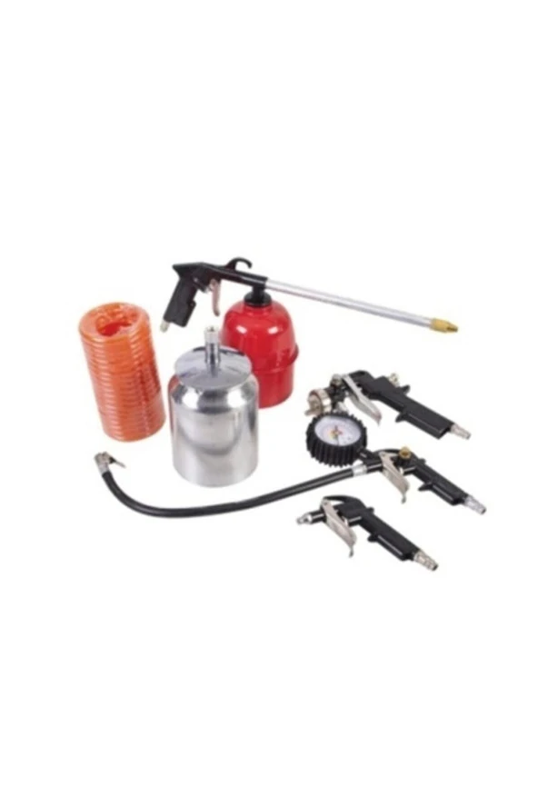 Baytec5 Parça Boya Ve Hava Tabanca Seti Mk1304 ürün görseli 1