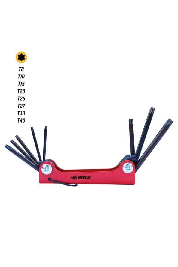 EltosÇakı Tipi Torx Alyan Anahtar Takımı 8 Parça Pamiravm ürün görseli 1