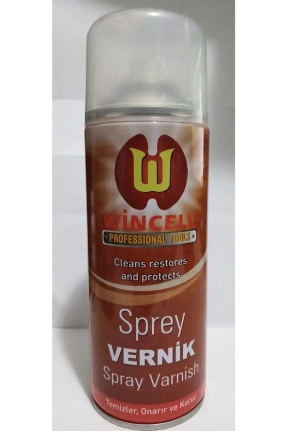 WincellŞeffaf Sprey Vernik 400ml Sprey Vernik Pamir Satış ürün görseli 1