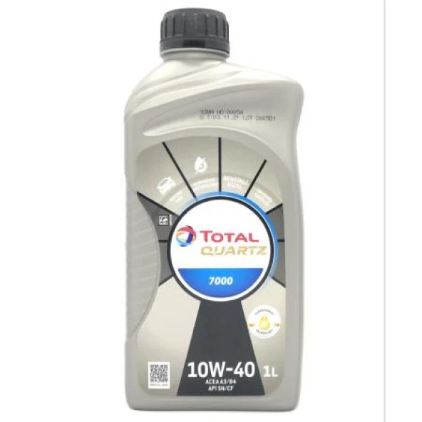 Total Quartz 7000 10W-40 Sentetik Motor Yağı 1 L ürün görseli 1