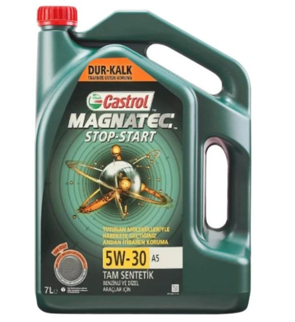 Castrol Magnatec Stop-Start 5W-30 A5 Tam Sentetik Motor Yağı  7 L ürün görseli 1