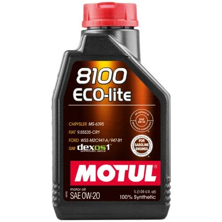 Motul 8100 Eco-Lite 0W-20 Motor Yağı 1 L ürün görseli 1