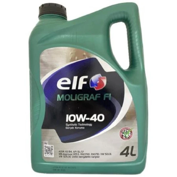 Elf Moligraf F1 10W - 40 Yarı Sentetik Motor Yağı 4 L ürün görseli 1