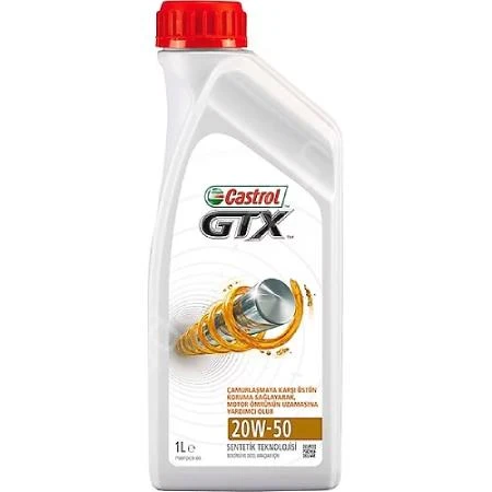 Castrol GTX LPG 20W50 1 LT Motor Yağı ürün görseli 1