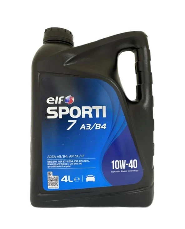Elf Sporti TXI 10W-40 Motor Yağı 4 L ürün görseli 1