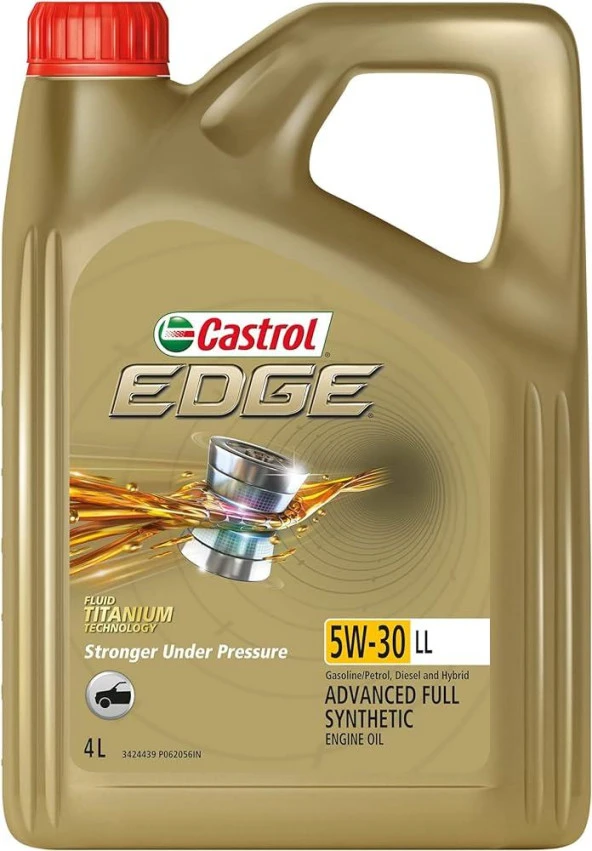 Castrol Edge 5W-30 LL Tam Sentetik DPF Motor Yağı  4 L ürün görseli 1
