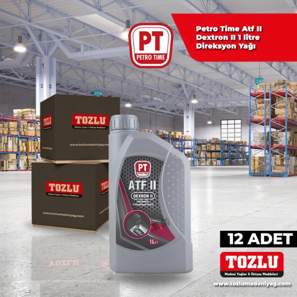 Petro Time Atf Iı Dexron Iı 1 L Direksiyon Yağı 12 Adet ürün görseli 1