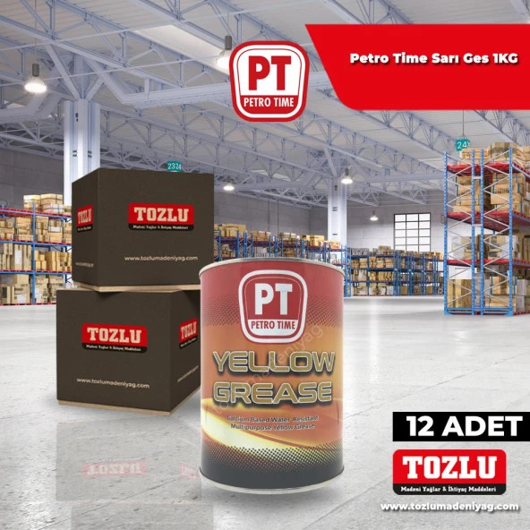 Petro Time Sarı Gres 1 KG 12 Adet ürün görseli 1