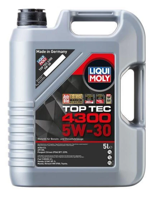 LIQUI MOLY LM - 2324 4300 5W30 5L ürün görseli 1