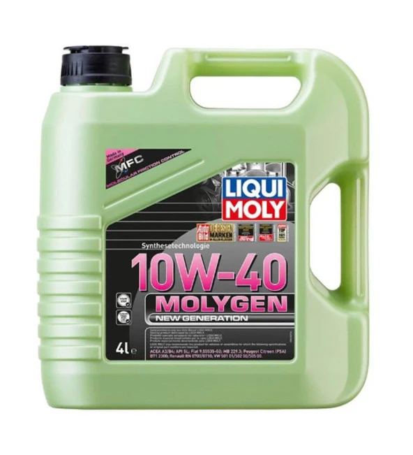 LIQUI MOLY LM 8538 MOLYGEN NEW GENERATION 10W40 4L ürün görseli 1