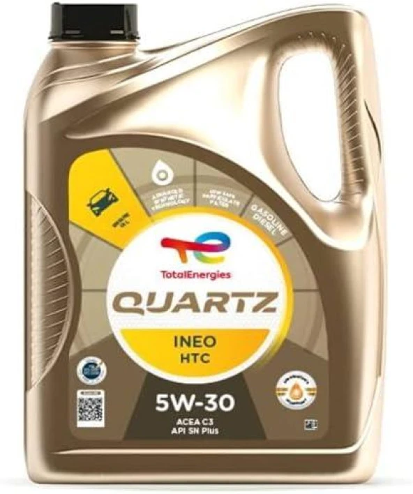 Total Quartz Ineo HTC 5W-30 4 lt Motor Yağı - 2023 ürün görseli 1