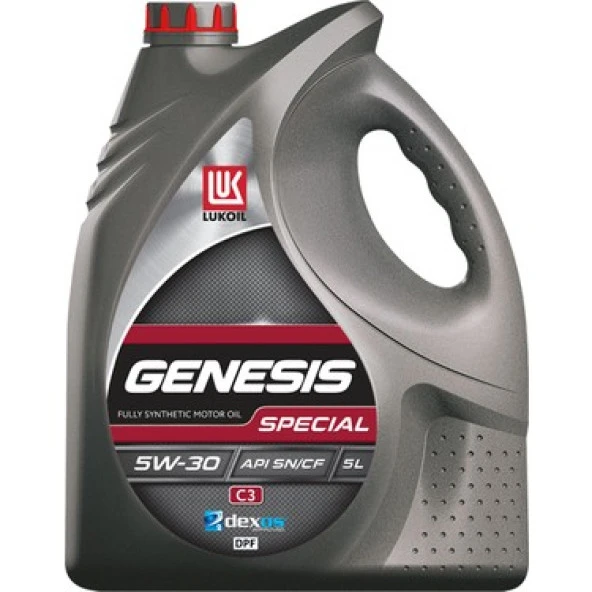 Lukoil Genesis 5W-30 Tam Sentetik DPF Motor Yağı  5 L ürün görseli 1