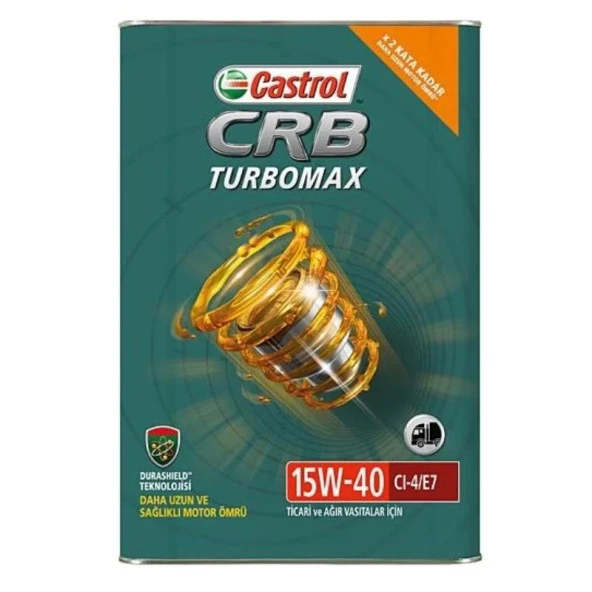 Castrol Crb Turbomax 15W- 40 Cı-4/E7 Motor Yağı 16 Kg ürün görseli 1