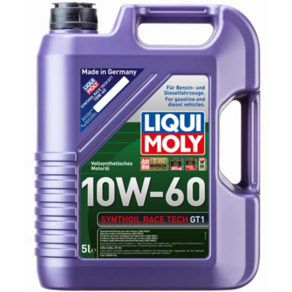 LIQUI MOLY RACE TECH GT1 10W60 5L 8909 ürün görseli 1