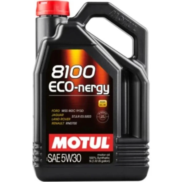 Motul 8100 Eco-Nergy SAE 5W-30 Tam Sentetik Motor Yağı 5 L ürün görseli 1