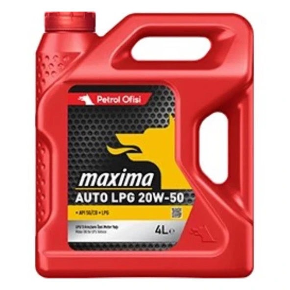 Petrol Ofisi Maxima LPG 20W - 50 Motor Yağı 4 L ürün görseli 1