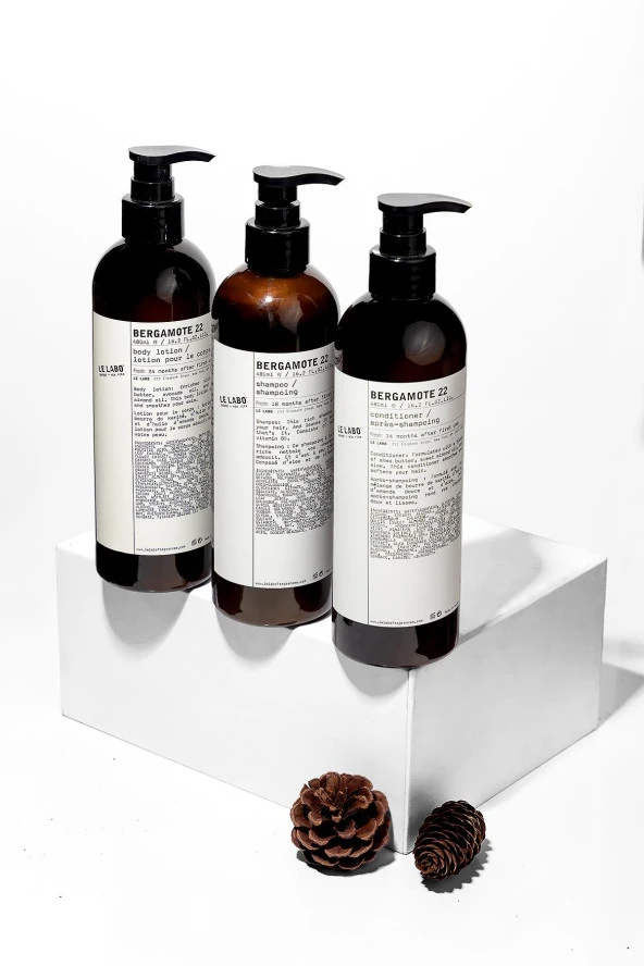 Le Labo Bergamote 22 Shampoo 480 ml + Conditioner 480 ml + Body Lotion 480 ml ürün görseli 1